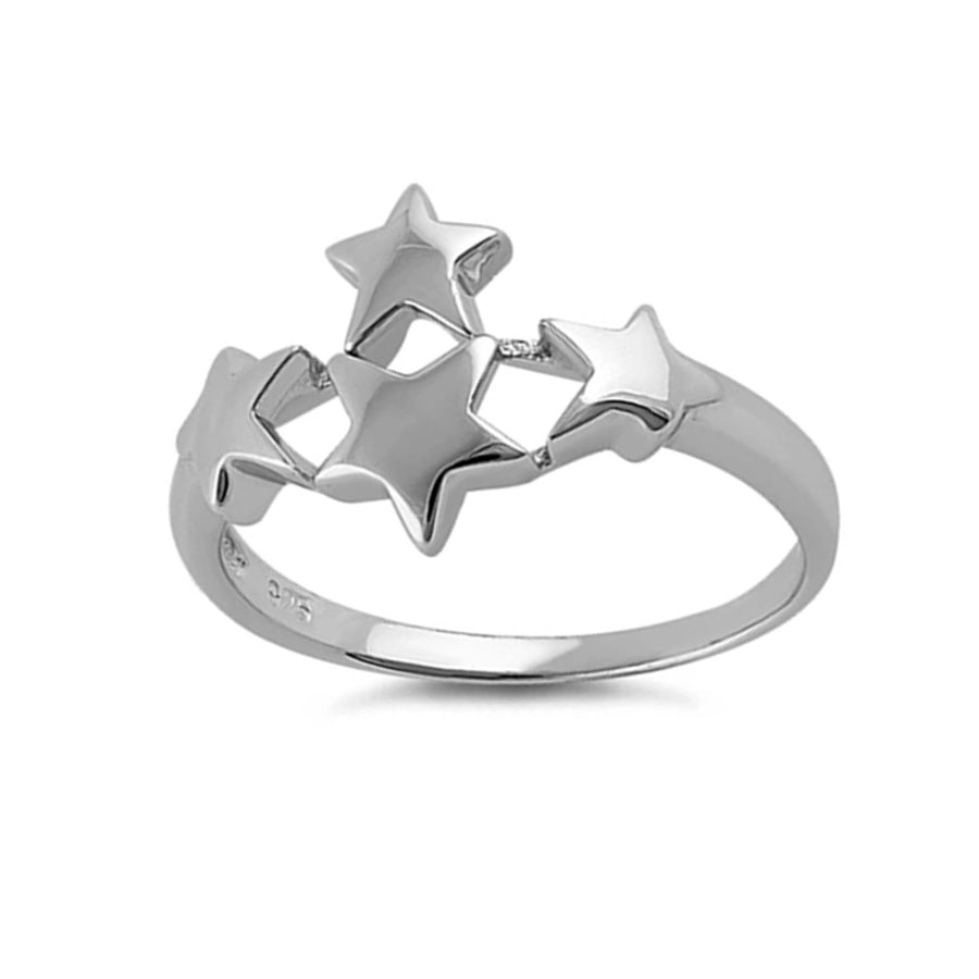 Star Cluster Ring - Sterling Silver