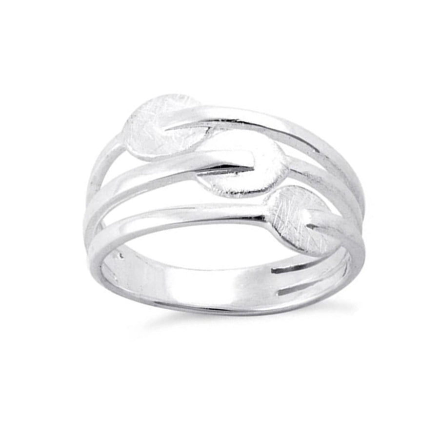 Three-Dot Wrap Ring - Sterling Silver