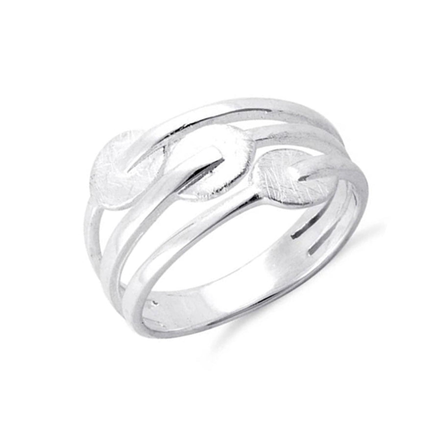 Three-Dot Wrap Ring - Sterling Silver