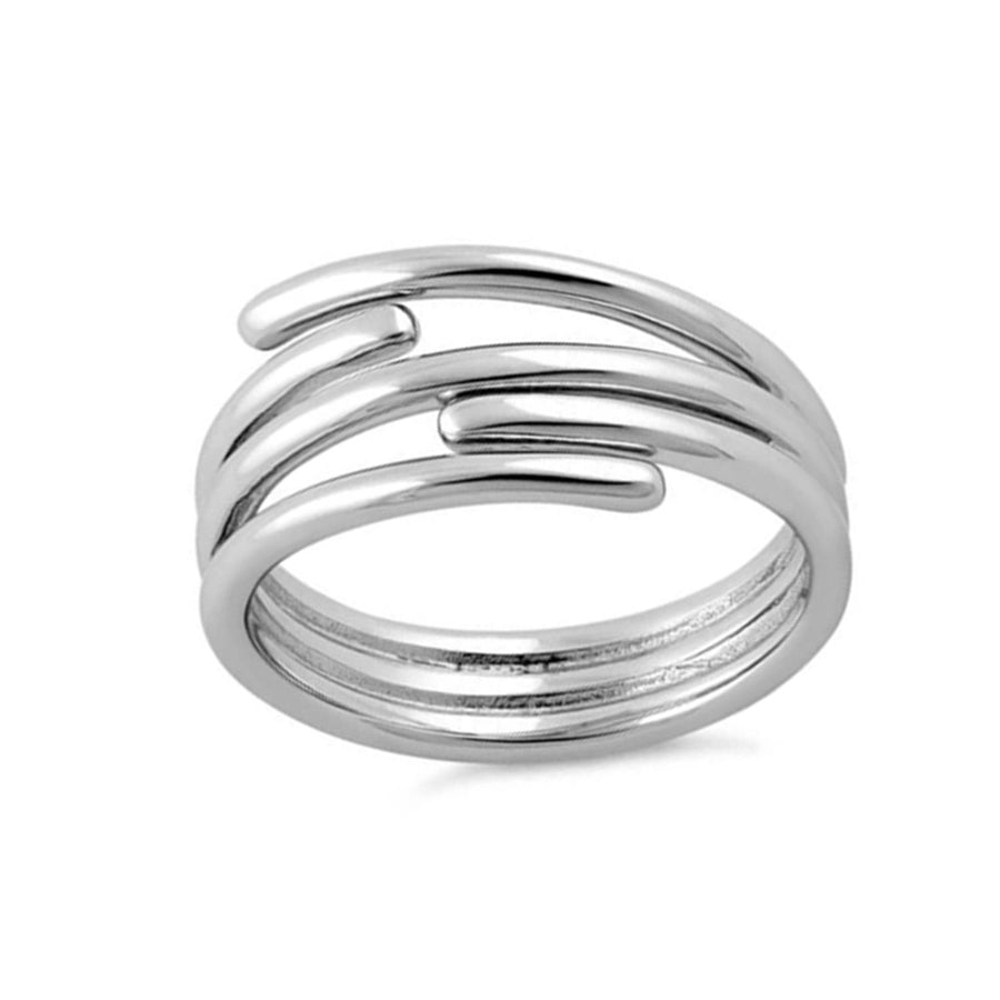 Multi-Band Wrap Ring - Sterling Silver