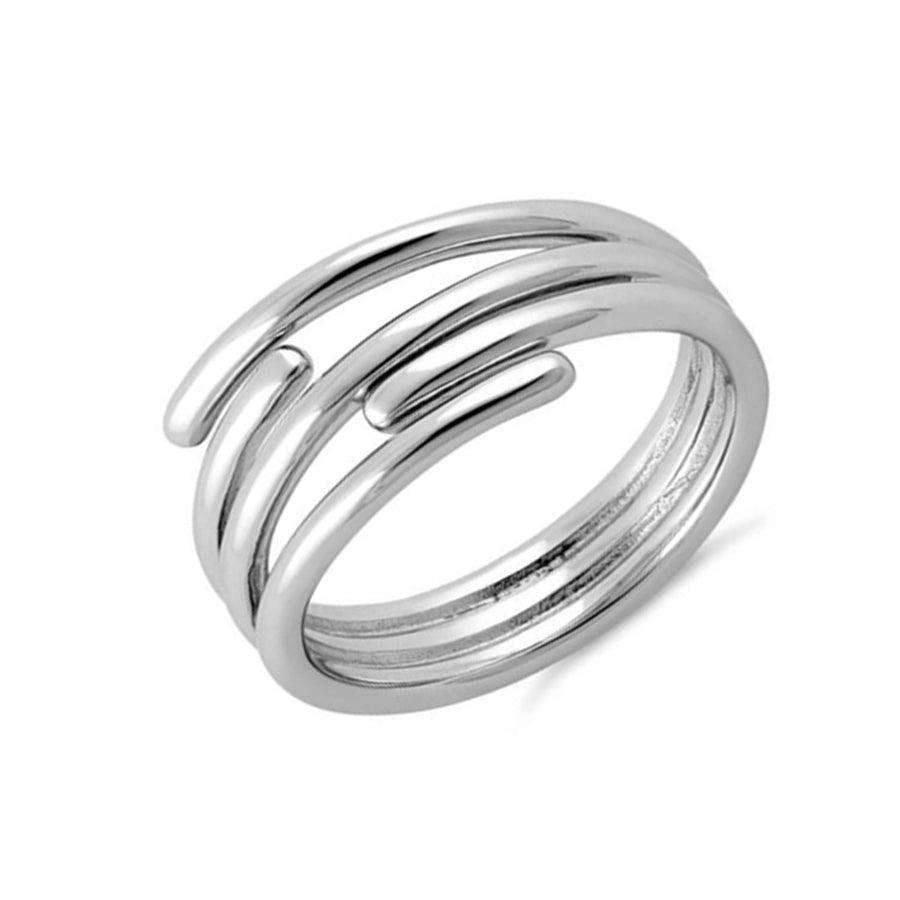 Multi-Band Wrap Ring - Sterling Silver