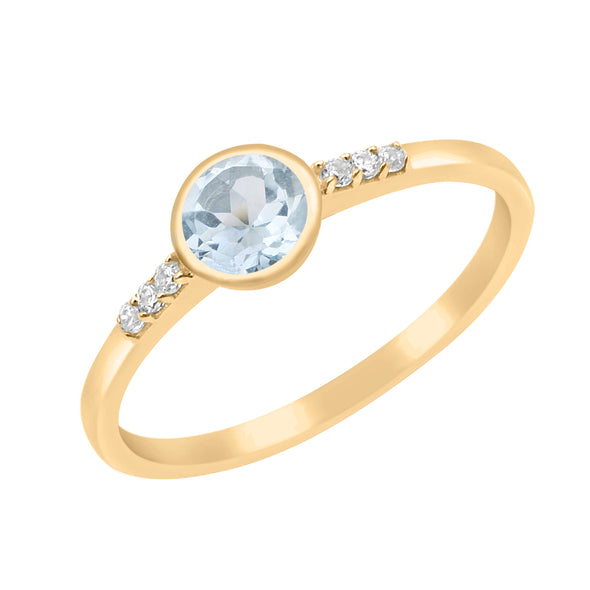 Aquamarine Ring