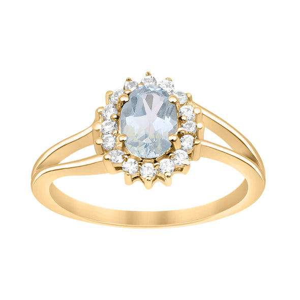 Aquamarine Ring