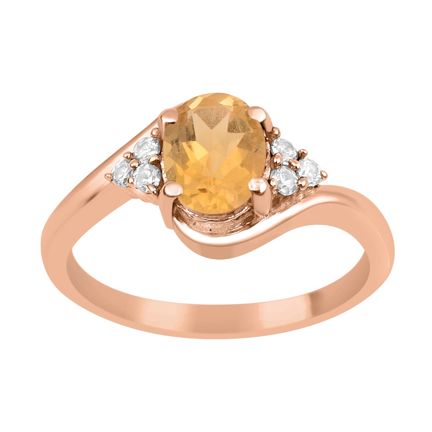 Citirne 1.5 ctw. Oval Cut Solitaire Ring-Sterling Silver