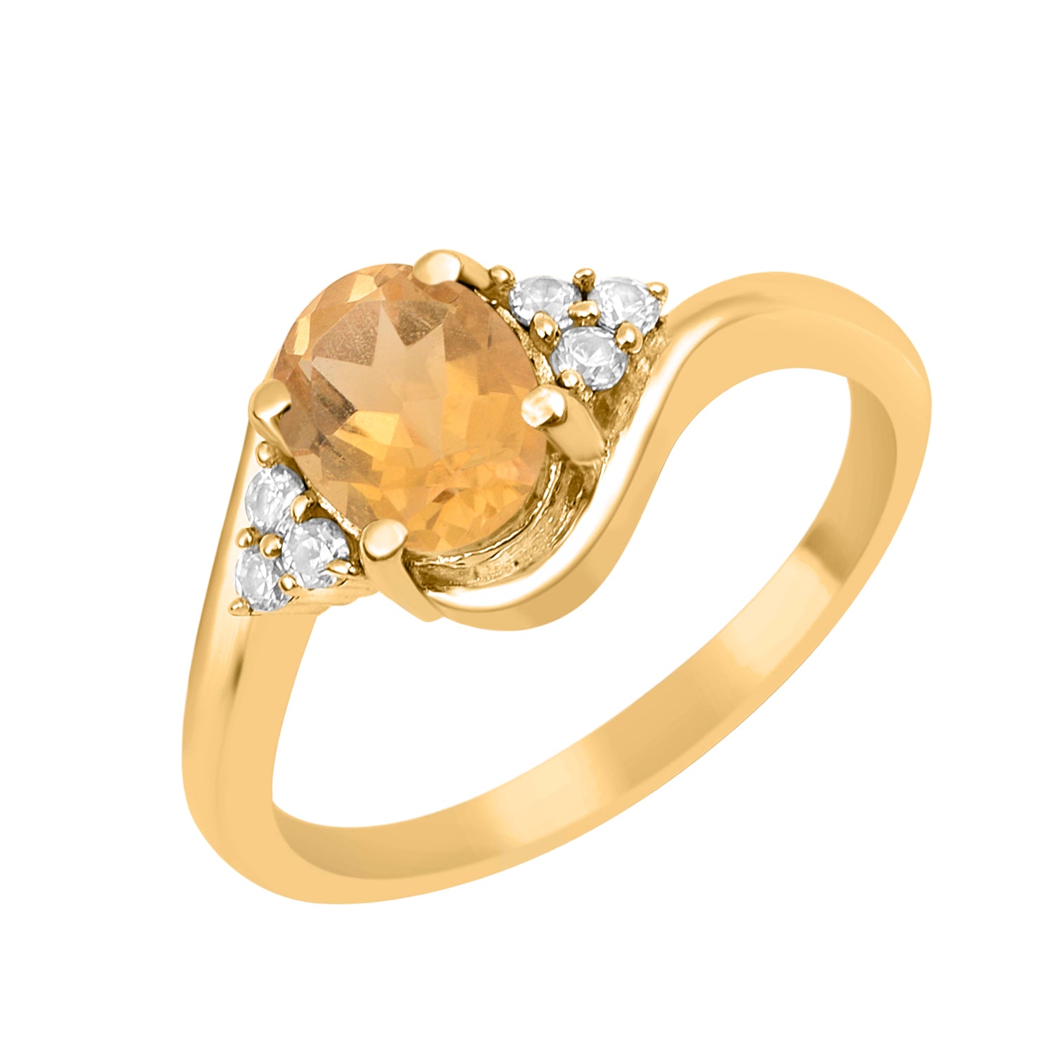 Citirne 1.5 ctw. Oval Cut Solitaire Ring-Sterling Silver