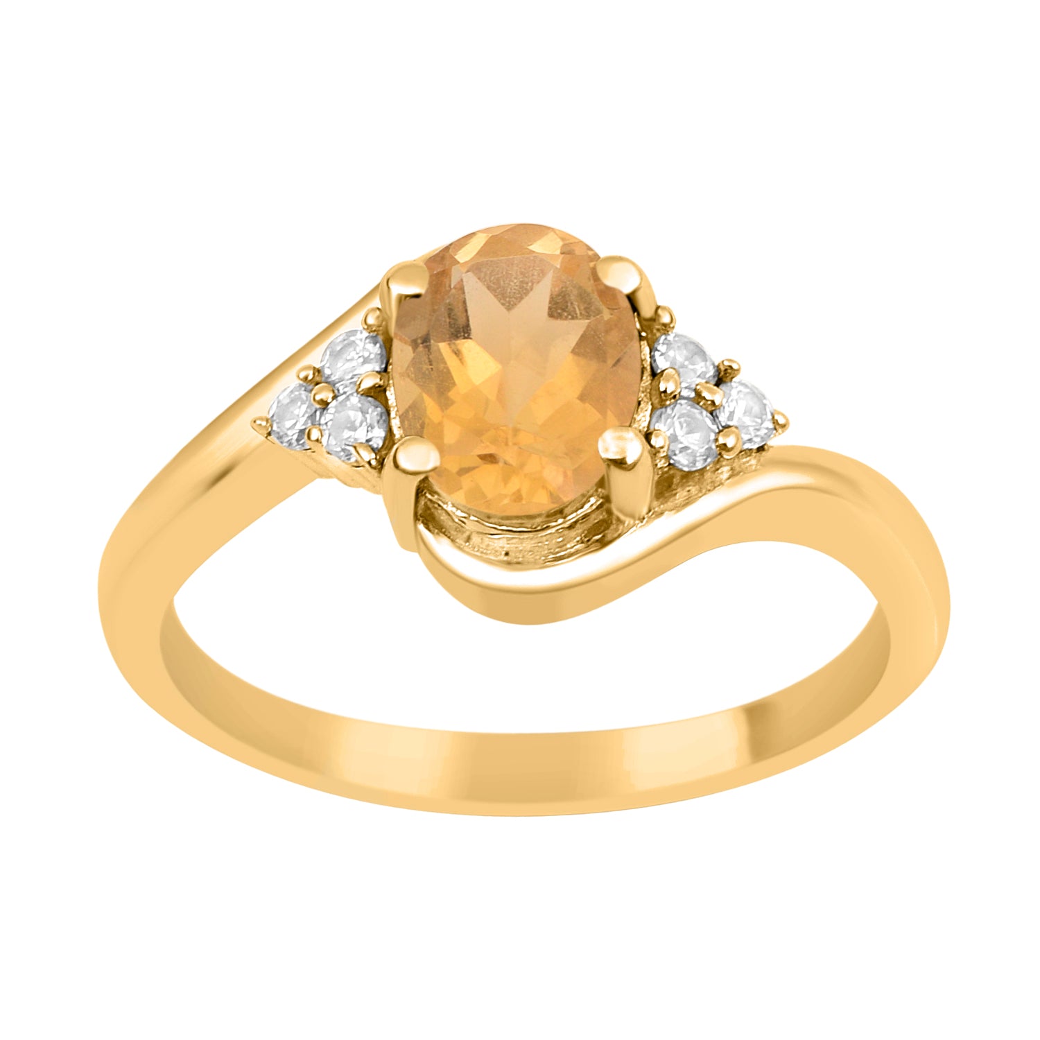 Citirne 1.5 ctw. Oval Cut Solitaire Ring-Sterling Silver