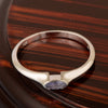 Marquise Cut 0.20 Ctw Tanzanite 925 Sterling Silver Women Wedding Ring - Kimaya INC