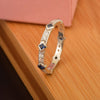 Stackable Square 0.50 Ctw Peridot Women Sterling Silver Ring - Kimaya INC