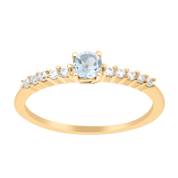 Aquamarine Ring