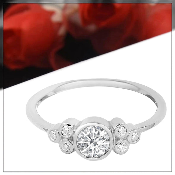 Moissanite Ring