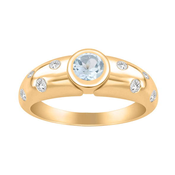 Aquamarine Ring