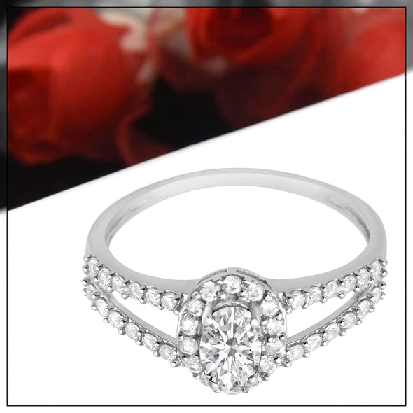 Moissanite Ring