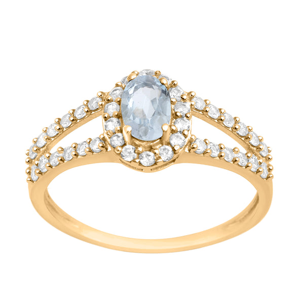 Aquamarine Ring