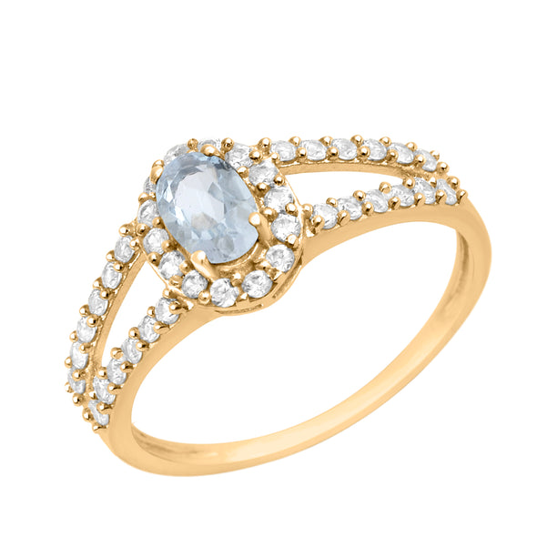 Aquamarine Ring