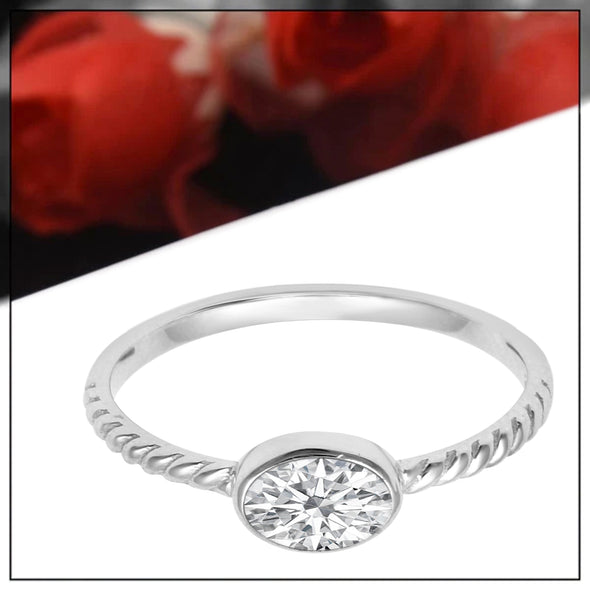 Moissanite Ring