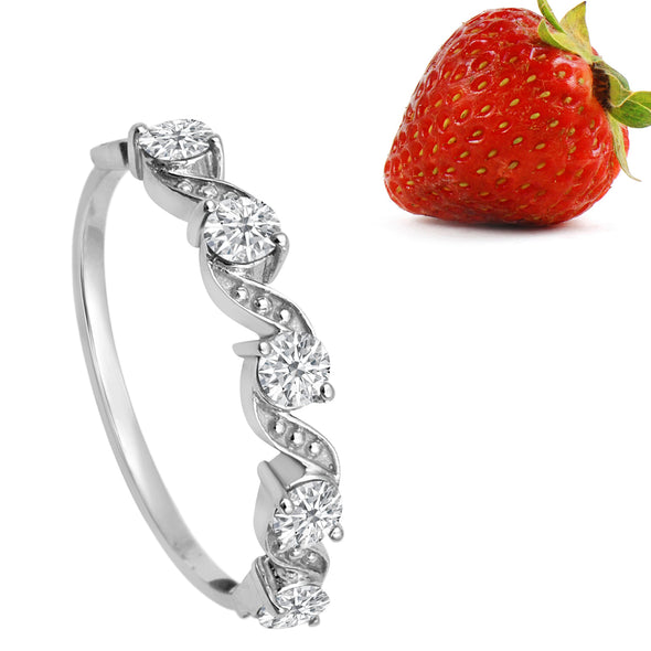 Moissanite Ring