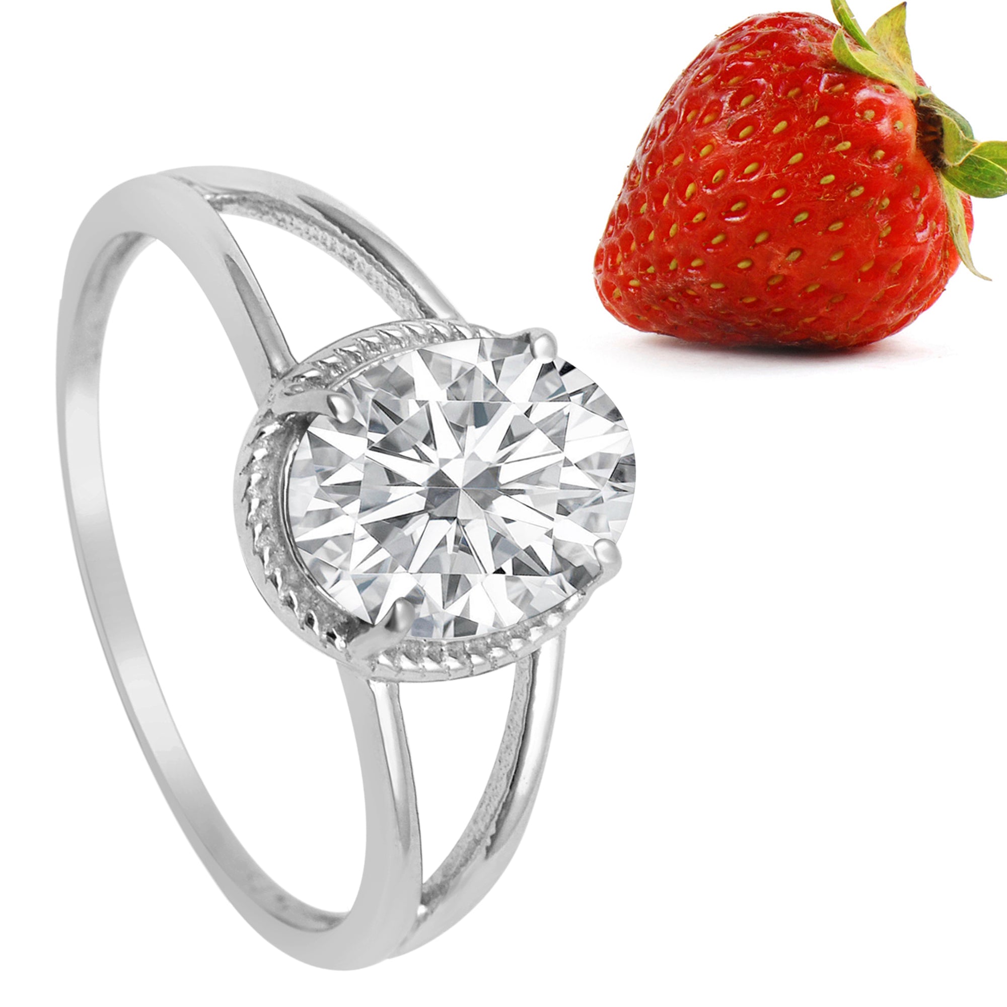 Moissanite Ring