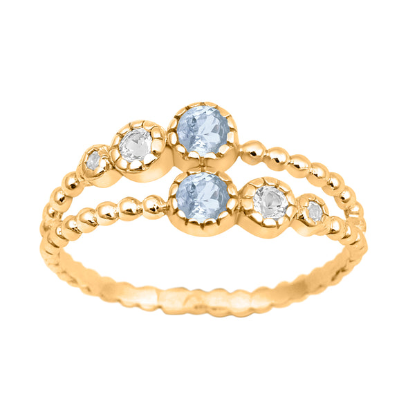 Aquamarine Ring