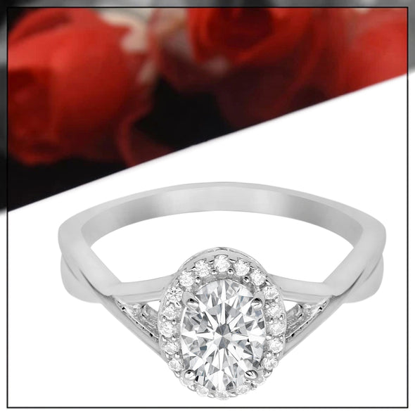 Moissanite Ring