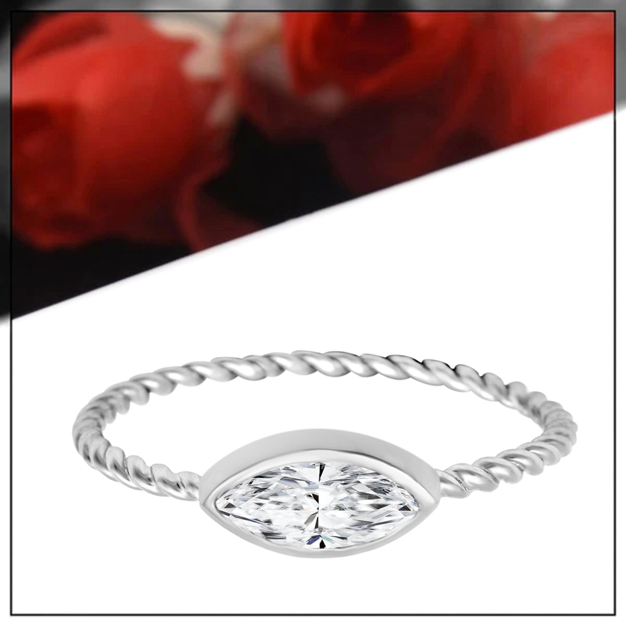 Moissanite Ring