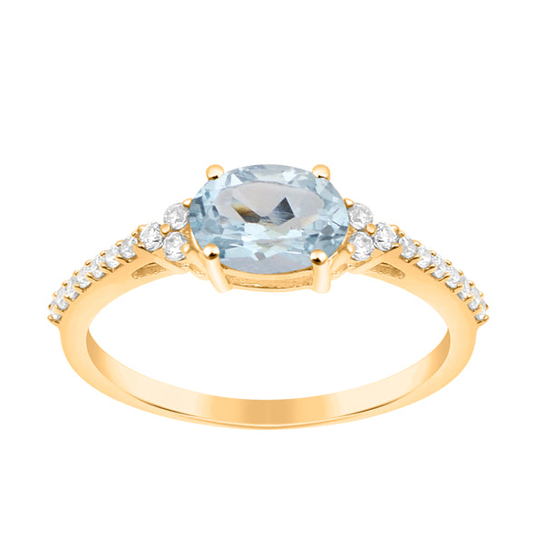 Aquamarine Ring