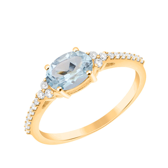 Aquamarine Ring