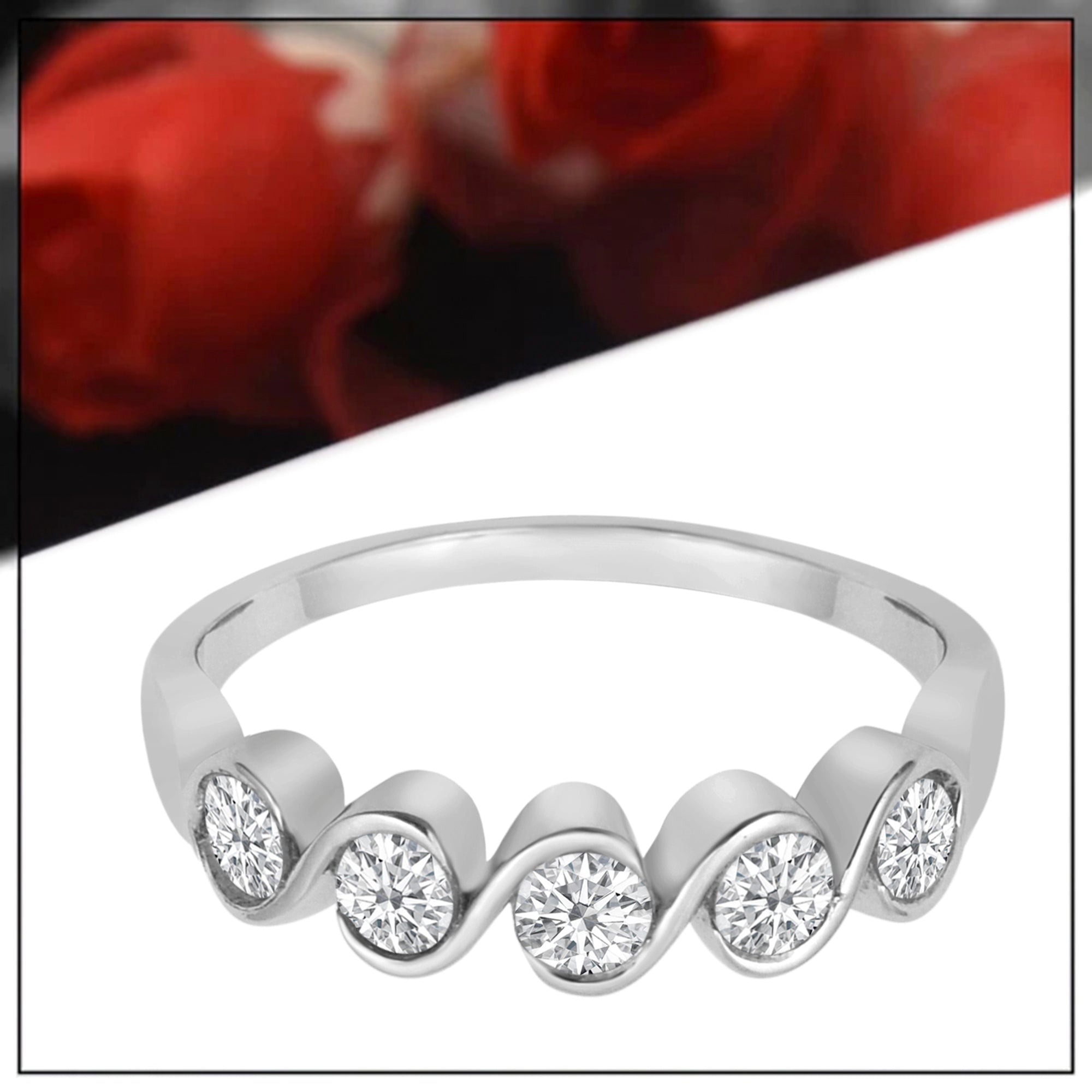 Moissanite Ring