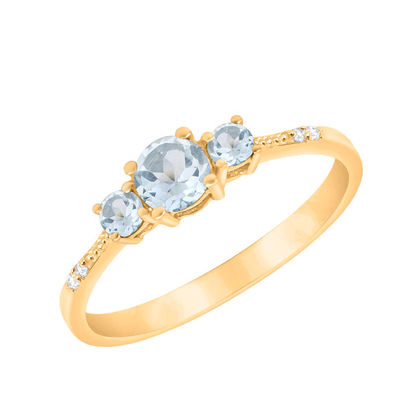 Aquamarine Ring