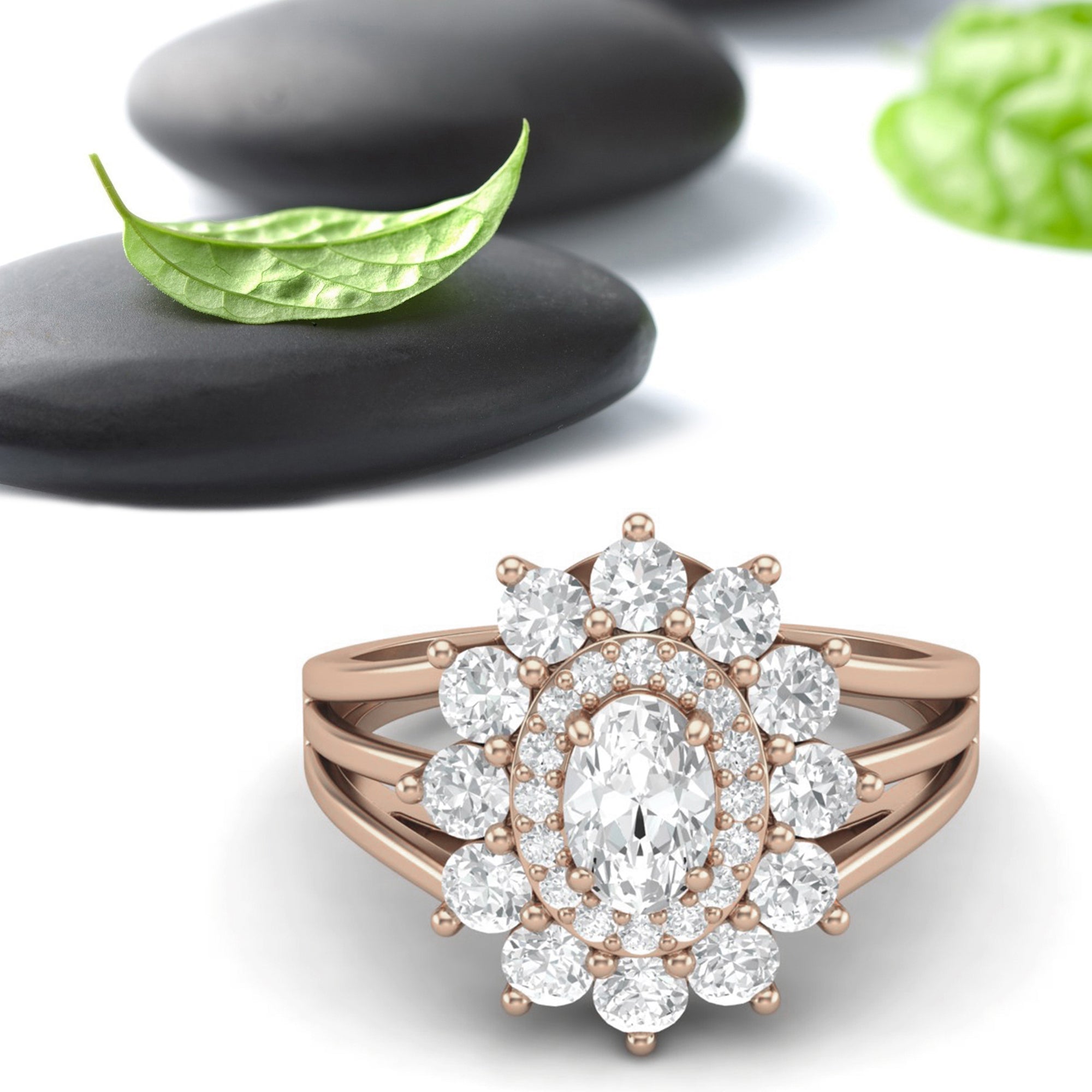 Moissanite Ring