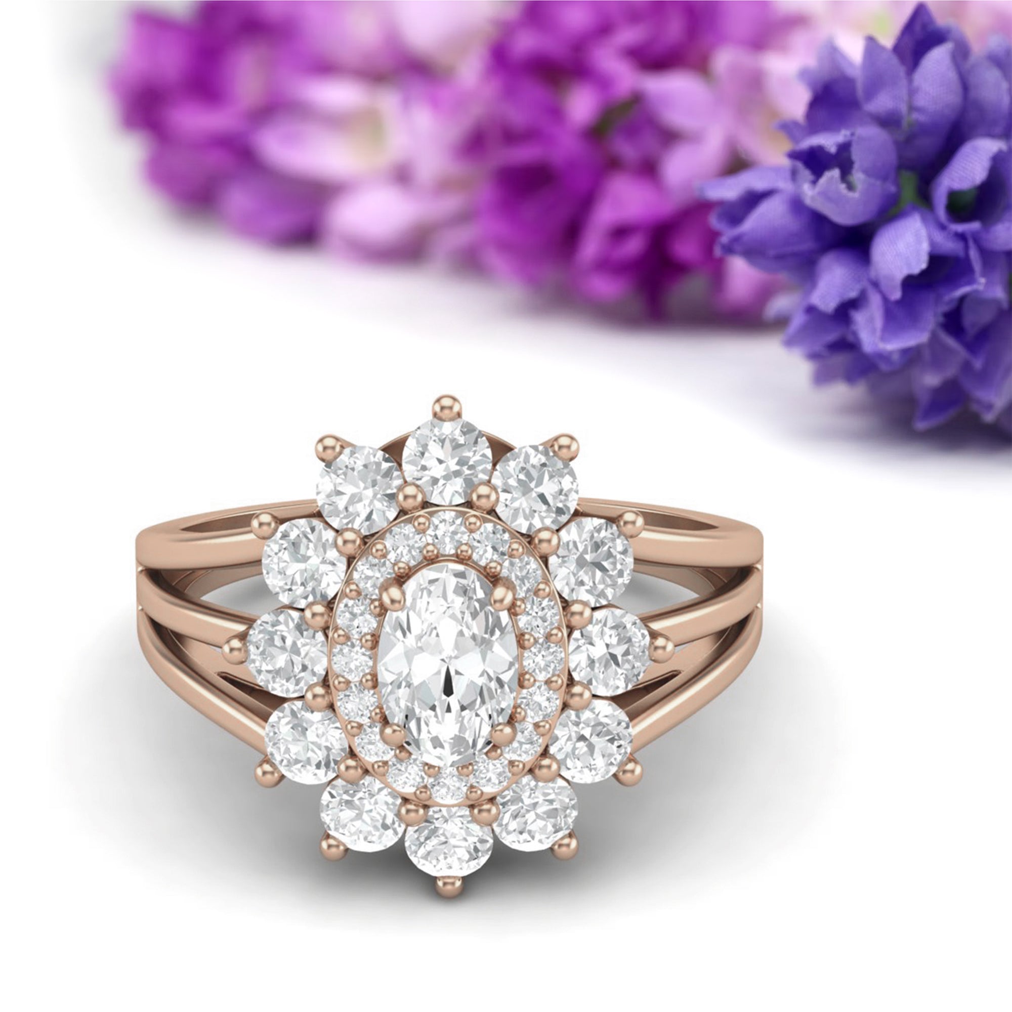 Moissanite Ring