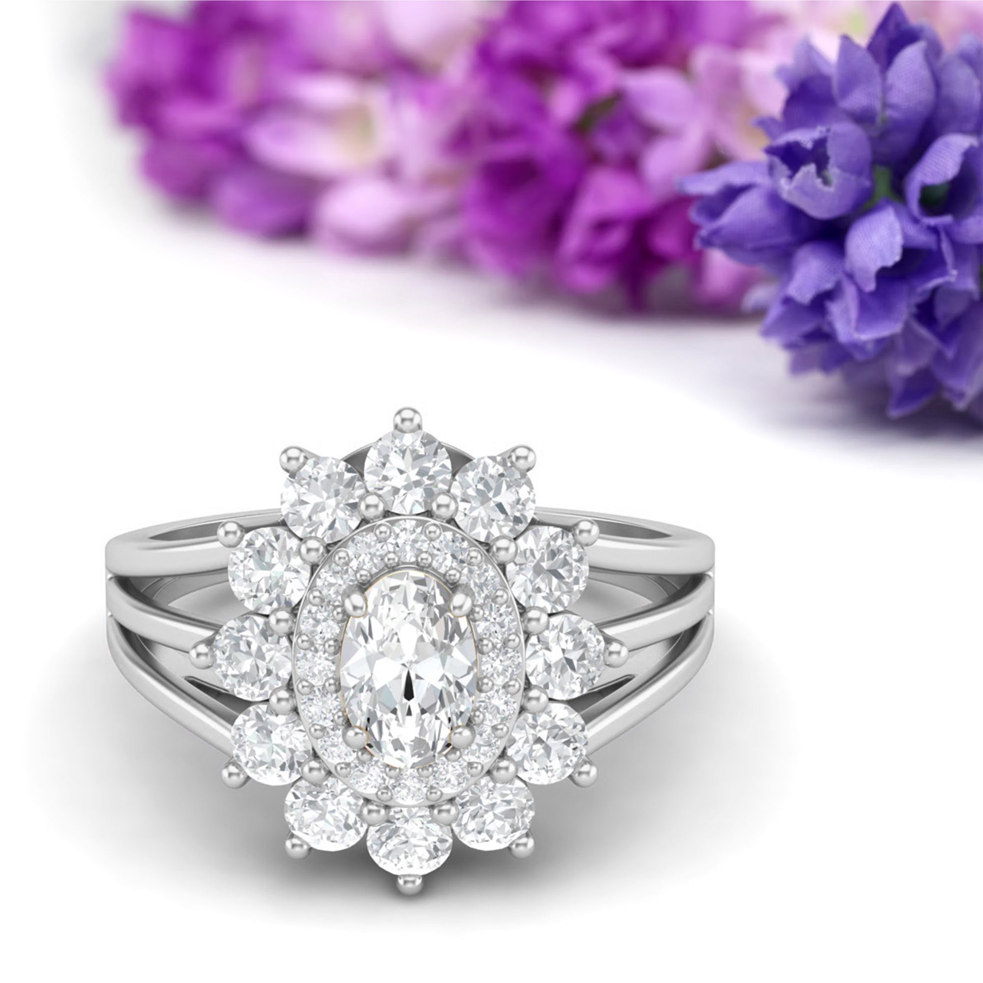 Moissanite Ring