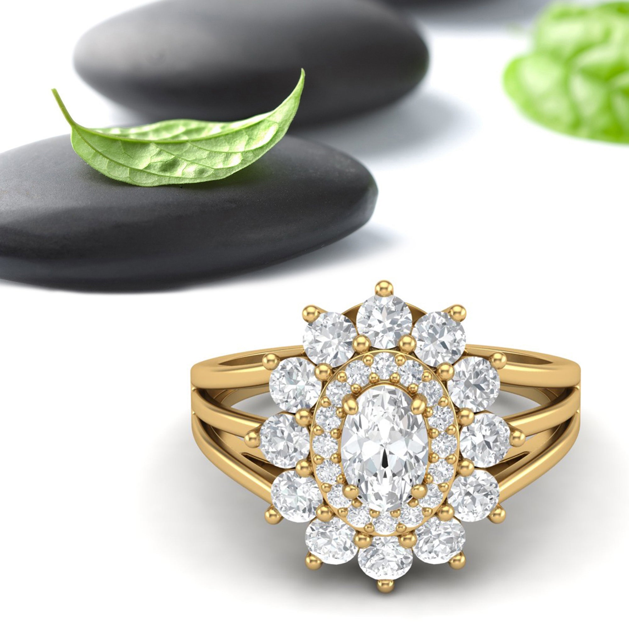 Moissanite Ring