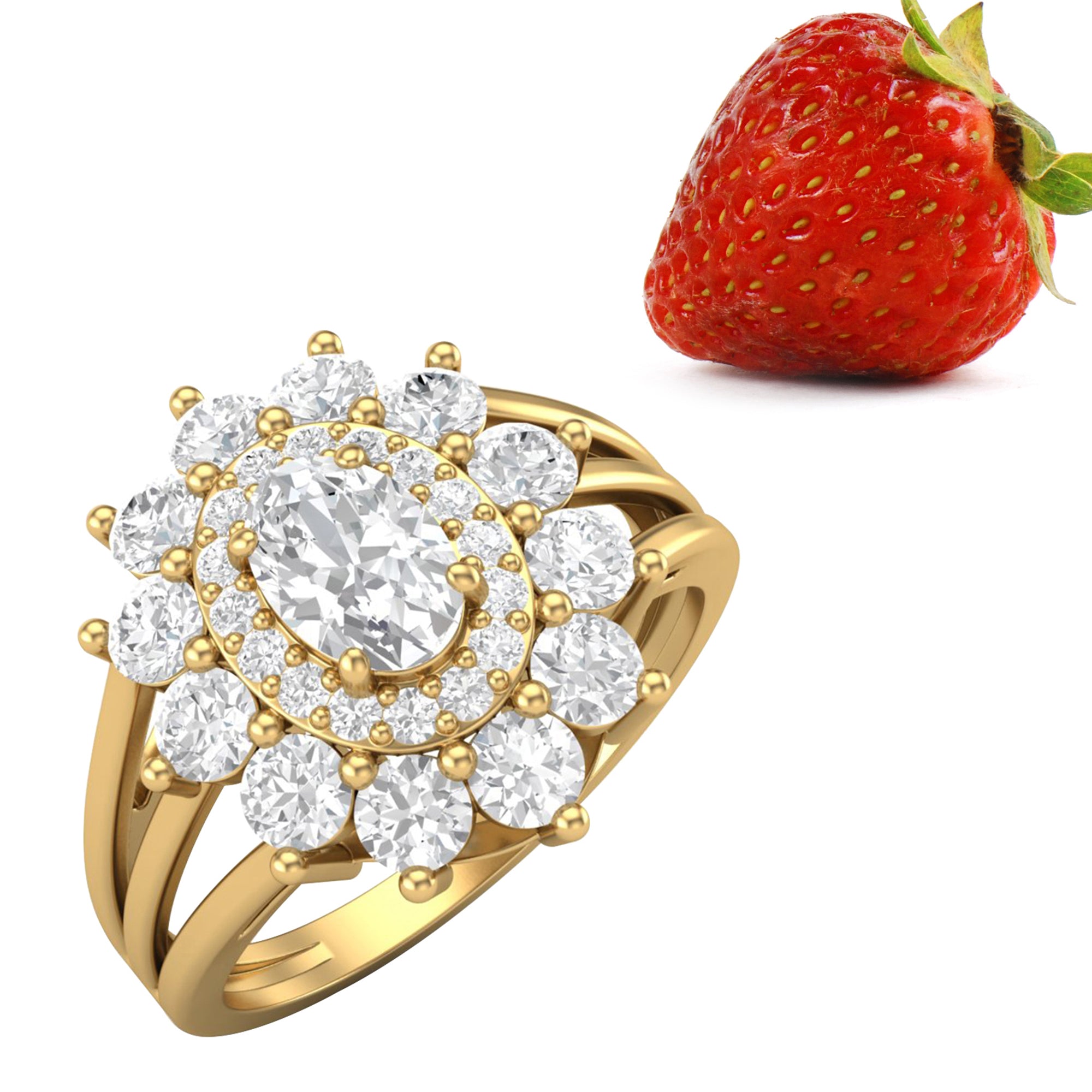 Moissanite Ring