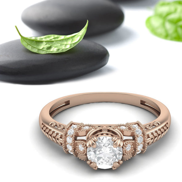 Moissanite Ring