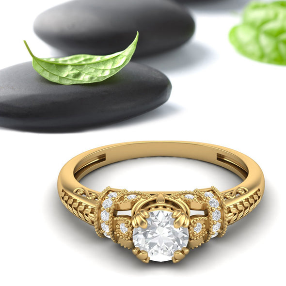 Moissanite Ring