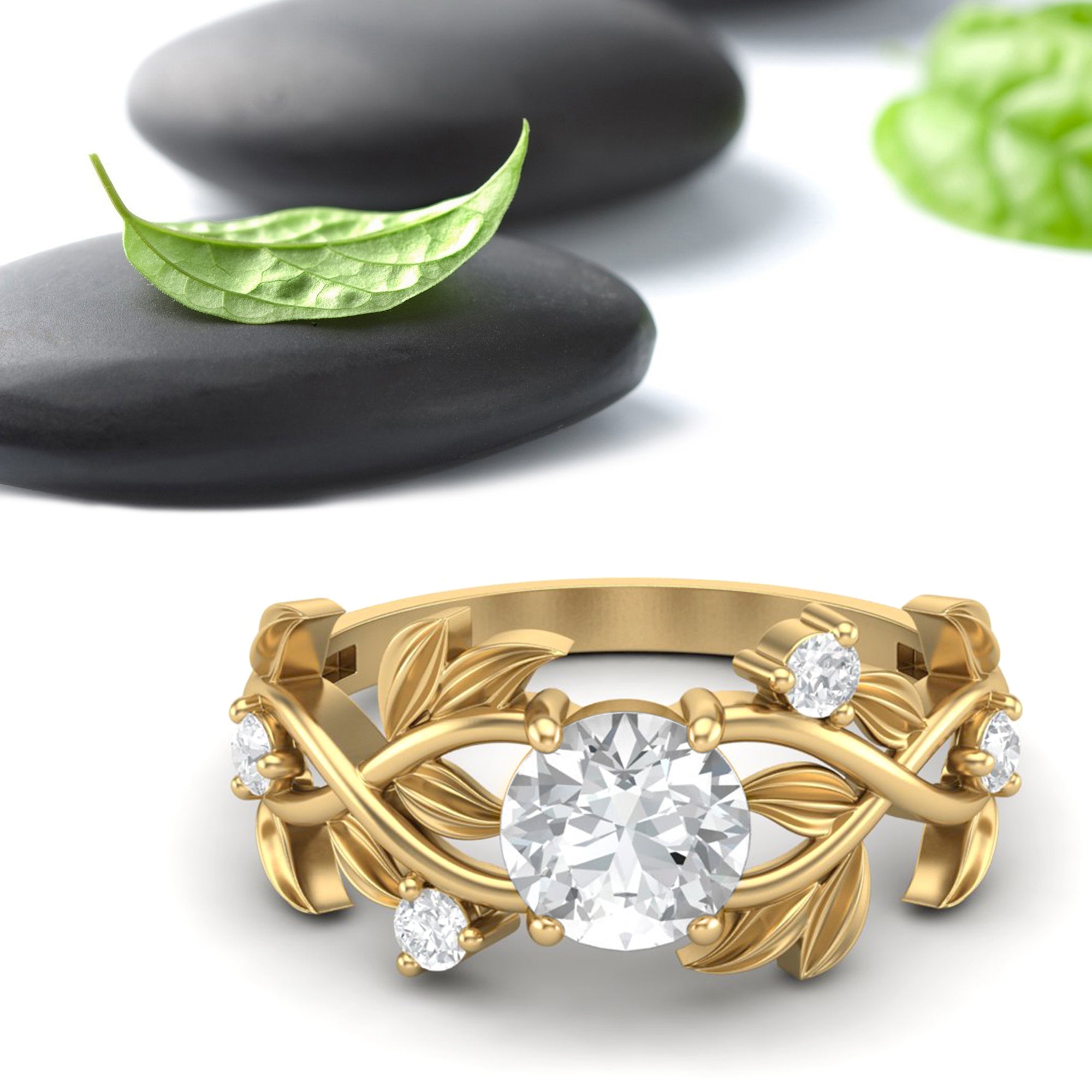 Moissanite Ring