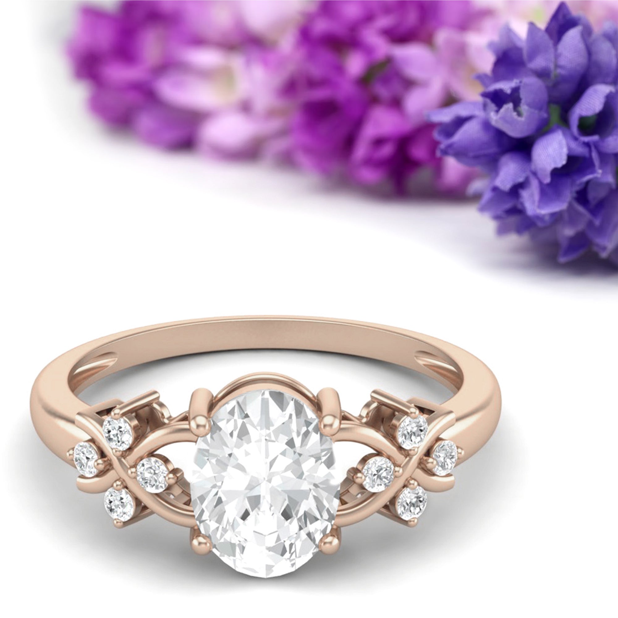 Moissanite Ring