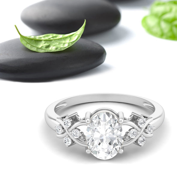 Moissanite Ring