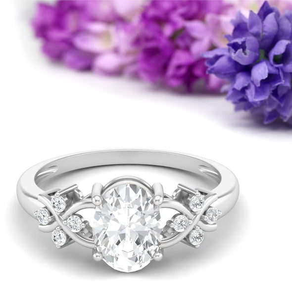 Moissanite Ring
