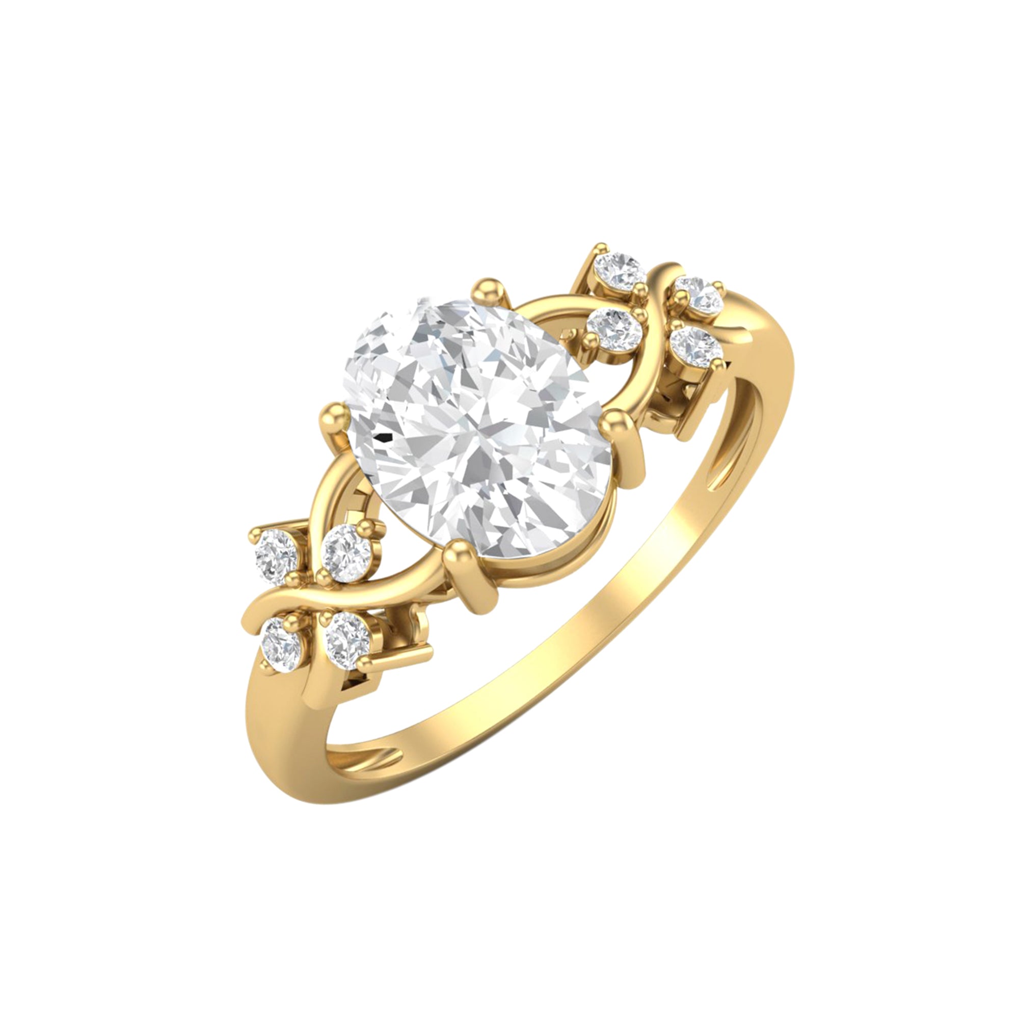 Moissanite Ring