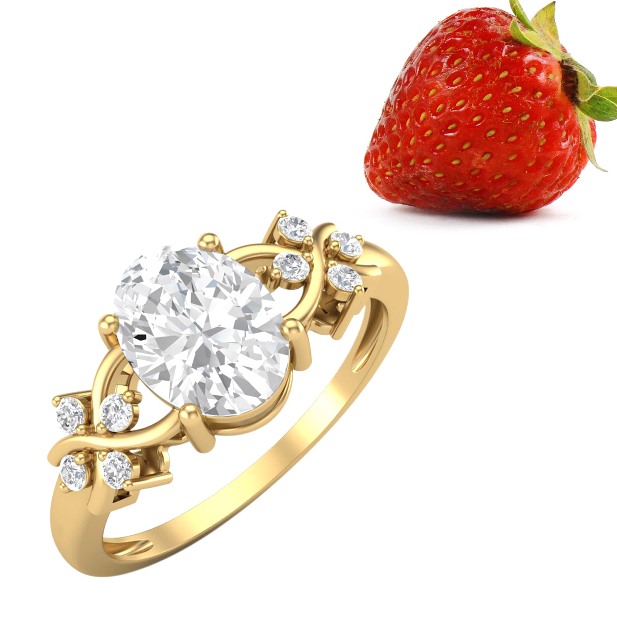 Moissanite Ring