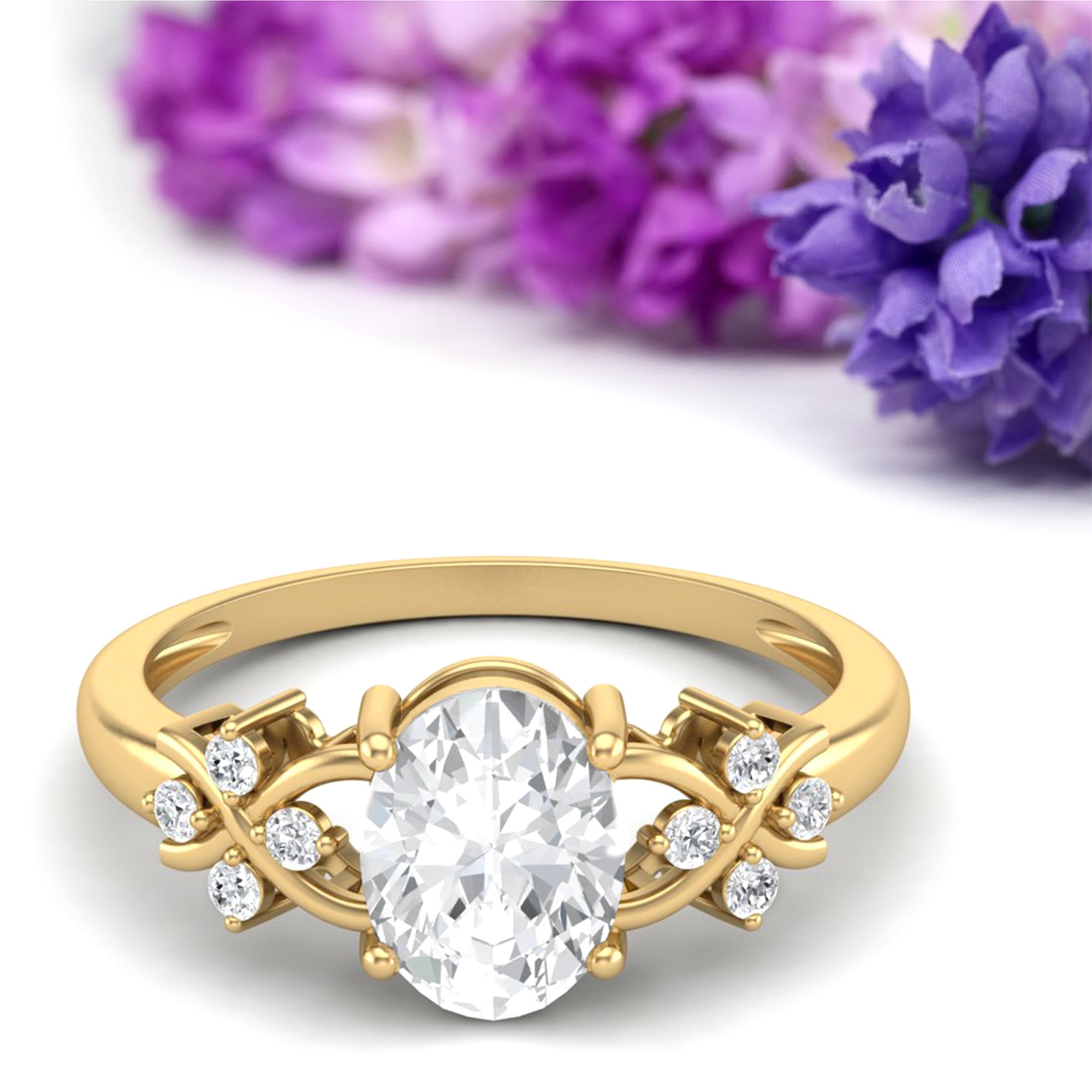 Moissanite Ring