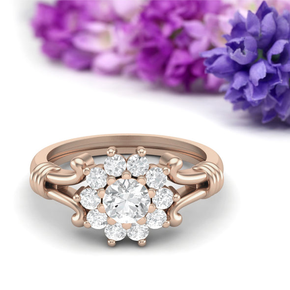 Moissanite Ring