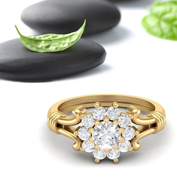 Moissanite Ring