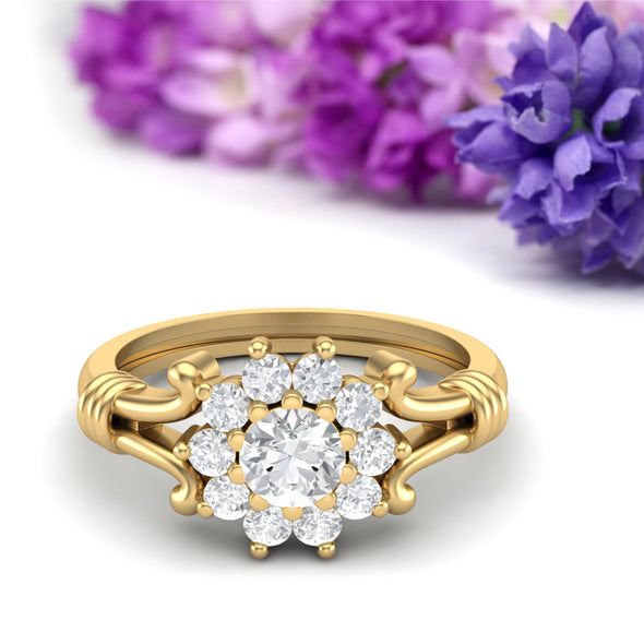 Moissanite Ring