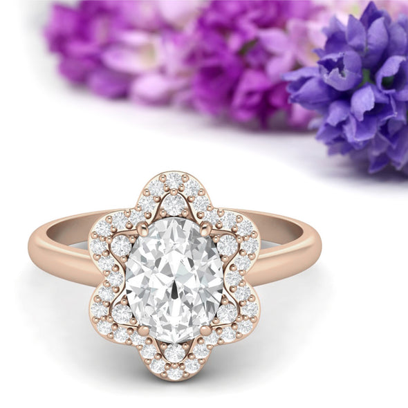 Moissanite Ring