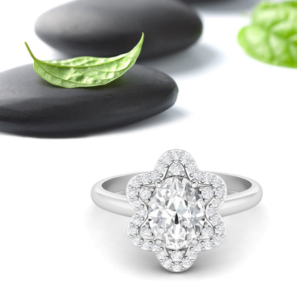 Moissanite Ring