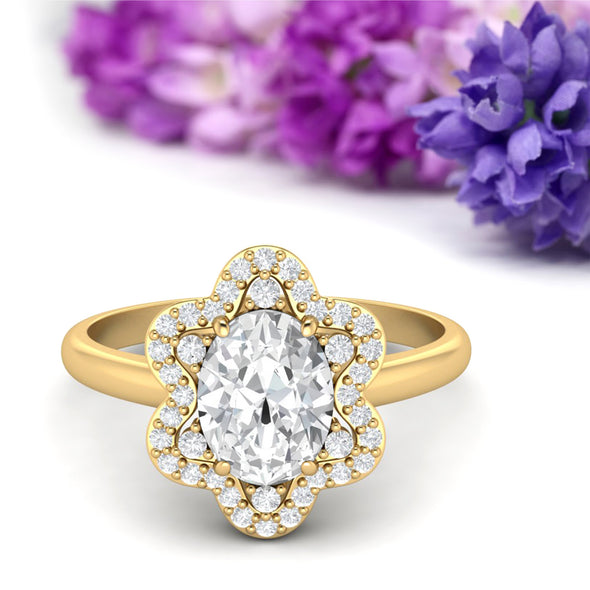 Moissanite Ring