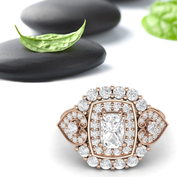 Moissanite Ring