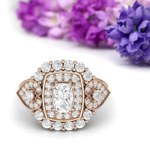 Moissanite Ring